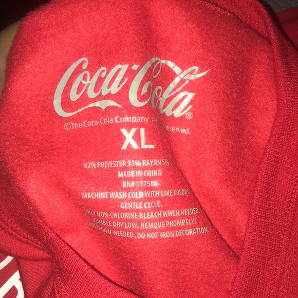 Coca-Cola Red Sweatshirt - Picture 5 of 5